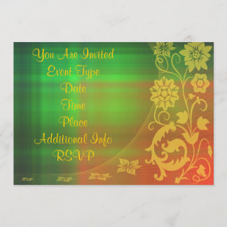 Inbjudan till blommigt