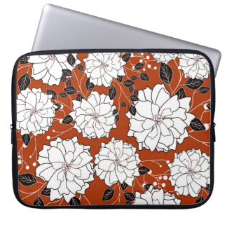 Inbjudan till blommigt: Abstrakt Bröllop Laptop Fodral