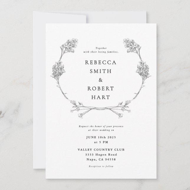 Inbjudan till blommigt av andedräkt 02 (Framsida)