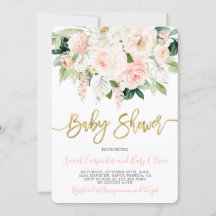 Inbjudan till blommigt av Anthurium Baby Shower Gi