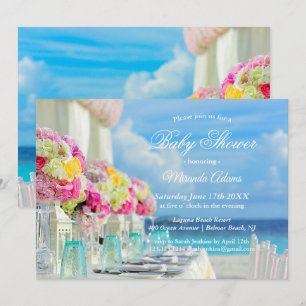 Inbjudan till Blommigt av elegant - Ocean Beach Ba