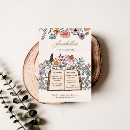 Inbjudan till Blommigt av första kapitlet Storyboo