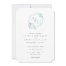 Inbjudan till Blommigt av vattenfärgen Vapensköld 