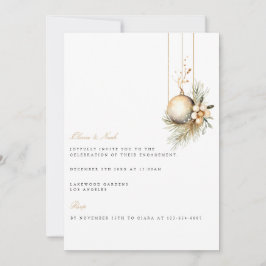 Inbjudan till Blommigt för elegantens  - Förlovnin