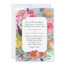 Inbjudan till Blommigt för färgstarka vattenfärger