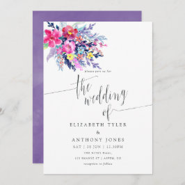 Inbjudan till Blommigt för färgstarka vattenfärger