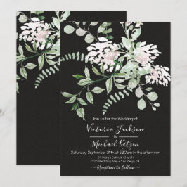 Inbjudan till Blommigt med vattenfärg Light & Airy
