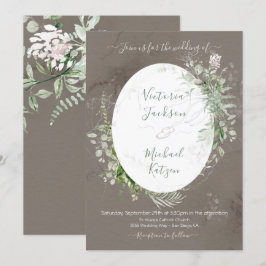 Inbjudan till Blommigt med vattenfärg Light & Airy