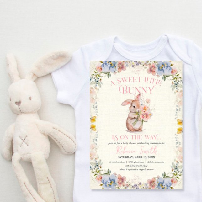 Inbjudan till blommigt Söt lilla lilla lilla lilla (Skapare uppladdad)