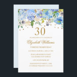 Inbjudan till Blommigten 30års födelsedag Elegant<br><div class="desc">Mer blommigt födelsedag i Lilla Bayleigh-affären!</div>