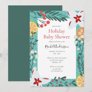 Inbjudan till Blommigten Baby Shower