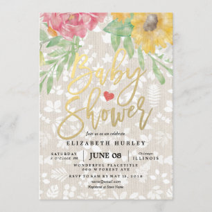 Inbjudan till Blommigten Babykläder i elegantens v