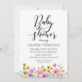 Inbjudan till Blommigten Babykläder i vår- för vat