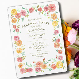Inbjudan till Blommigten Farewell Party