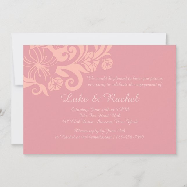 Inbjudan till Blommigten God morgon (Framsida)