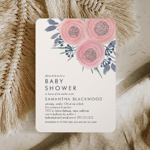 Inbjudan till Blommigten popup-fönster för babysk