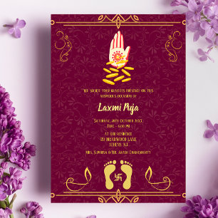 Inbjudan till Blommigten Shree Laxmi Puja