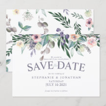 Inbjudan till blommigten Vattenfärg
