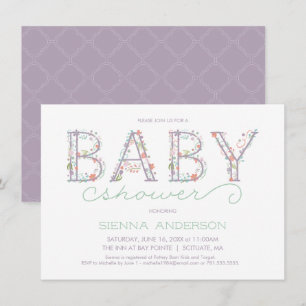 Inbjudan till blommigtens babyvisningsprogram - An