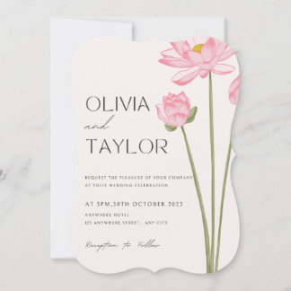 Inbjudan till blommigtens bröllop