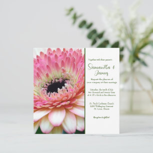 Inbjudan till blommigtens bröllop