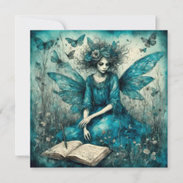 Inbjudan till Blue Fairy Shower