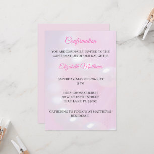 Inbjudan till bojkotten Pink Lace & Pearls Bekräft