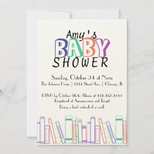 Inbjudan till Bok Thated Baby Shower