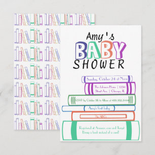 Inbjudan till Bok Thated Baby Shower