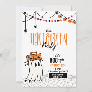Inbjudan till Boo-gie Halloween fest