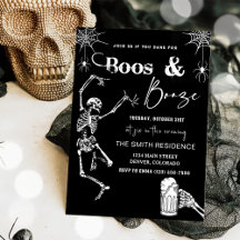 Inbjudan till Boos och Sprit Halloween fest