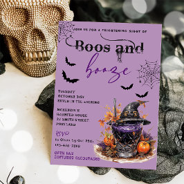 Inbjudan till Boos och Sprit Halloween fest