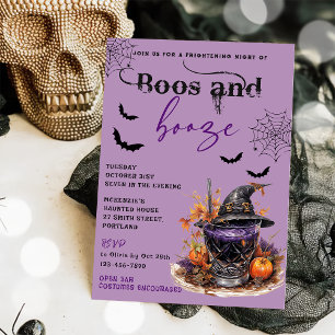 Inbjudan till Boos och Sprit Halloween fest