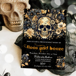 Inbjudan till Boos och Sprit Halloween fest