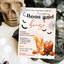 Inbjudan till Boos och Sprit Halloween fest