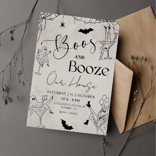Inbjudan till Boos & Sprit Halloween fest