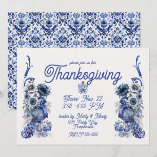 Inbjudan till borttagen Thanksgiving-fasan