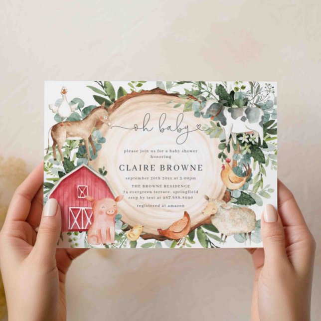 Inbjudan till boskap Baby Shower (Skapare uppladdad)