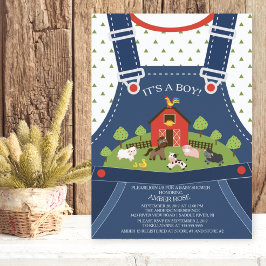 Inbjudan till boskap Baby Shower