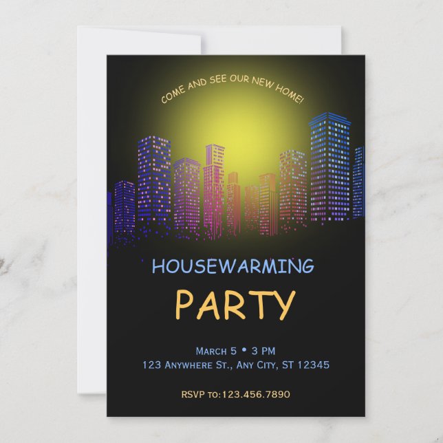 Inbjudan till bostadsparti, Party Open House (Framsida)