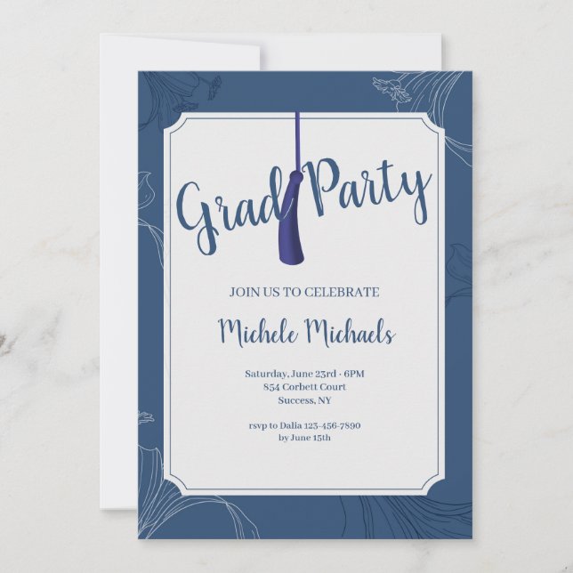 Inbjudan till Botaniskt Ram Studenten (Framsida)