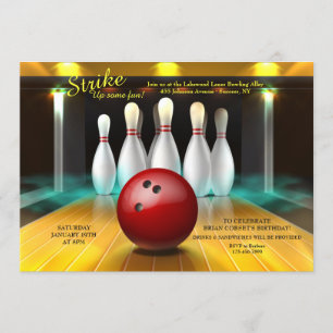 Inbjudan till Bowling natt