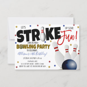 Inbjudan till Bowling-partiet