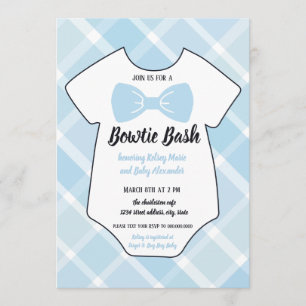 Inbjudan till Bowtie Bash Southern Baby Shower