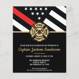 Inbjudan till brandbekämpningsavdelningen i Pensio Flygblad