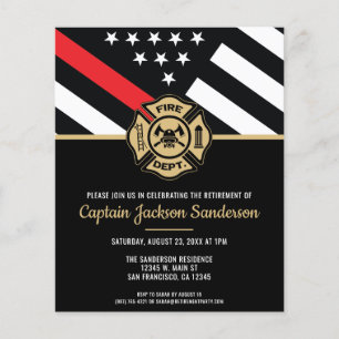 Inbjudan till brandbekämpningsavdelningen i Pensio Flygblad