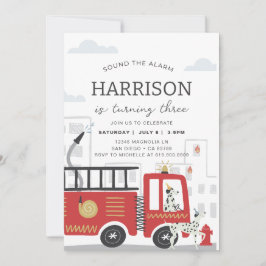 Inbjudan till branddagen i Lastbil ・ Ljud i larmet