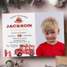 Inbjudan till brandlångtradars födelsedag Ljud