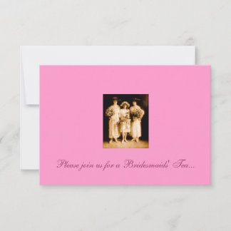 Inbjudan till bridesmaids tea