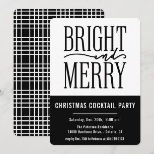 Inbjudan till Bright och Merry Modern julfest